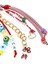 Kadın Çok Renkli Zincir Detaylı Boncuklu Metal Charm 000A2D470414 5