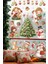Yılbaşı Temalı Çocuk Odası Cam Sticker Seti – Çam Ağacı, Kardan Adam, Hediye Noel Figürleri 44 Parça 2