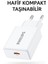 Typ-C Hızlı Şarj Adaptörü, 33W Powerdelivery 3.0 Quickcharge 3.0, Akım Korumalı, Slim Şarj Adaptörü 4