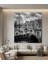 Siyah Beyaz Amsterdam Kanvas Tablo, Şehir Manzarası Kanvas Tablo,modern Siyah Beyaz Tablo 2