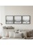 3 Parçalı Romantik Siyah Beyaz Çerçeveli Tablo Seti,modern Minimalist Kuğu Çifti 3'lü Tablo 2