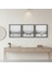 3 Parçalı Romantik Siyah Beyaz Çerçeveli Tablo Seti,modern Minimalist Kuğu Çifti 3'lü Tablo 3
