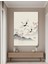 Sakinlik ve Huzur Veren Manzara Tablosu,japon Zarafeti Tablo,minimalist Japandi Kuş Çiçek Tablosu 3