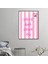 Pembe Motivasyon Tablosu | Modern Genç Odası, Pop Art Stil, Eğlenceli Çerçeveli Tablo 3
