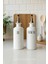 2'li Beyaz Gümüş Başlıklı Cam Yağdanlık Seti | Oil-Olive Oil-Vinegar-Sauce 500 ml 1