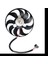 Volkswagen Golf8 20 ve Sonrası Uyumlu Fan Motoru Davlumbazlı 4 Socket-11 Blade 1115210 00 Wısco 1