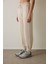Bej Modal Şardonlu Jogger Eşofman Altı 7