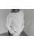 Kışlık Bisiklet Yaka Üç Iplik Basic Sweatshirt - Beyaz -Vlmr 2
