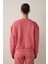 Çöl Gülü Oversize Bisiklet Yaka Crop Sweatshirt 15