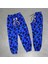 Iki Iplik Mevsimlik Bape Nakişli Eşofman Pantolon - Mavi -Vlmr 1