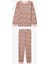 Kız Çocuk Pawfectly Leopar Desenli Pamuklu 2'li Uzun Kollu Pijama Takımı 11
