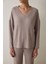 Latte Mocha Soft V Yaka Uzun Kol Pijama Takımı 7