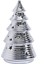 New Year Yılbaşı Christmas Tree Dekoratif Obje Silver 9,5 x 9,5 x 16 cm 3