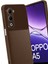 Oppo A5 4g Auto Focus Karbon Kapak - Kahverengi 3