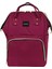 Çok Amaçlı Anne Bebek Bakım Sırt Çantası Klasik Bordo 1