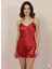 Kırmızı Ikili Mini Çeyizlik Şort Takım 1