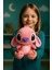 Stitch Peluş Oyuncak - Hediyelik Stitch Pembe - 25 cm 3