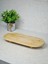 Bambu Ayaklı Sunum Tahtası Dekoratif Peynir Servis Tepsi Sunum Standı- 40X17 cm 3