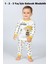 Arı Maya Desenli %100 Pamuklu Penye Çocuk Pijama Takımı 2