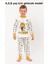 Arı Maya Desenli %100 Pamuklu Penye Çocuk Pijama Takımı 3