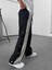 Şeritli Siyah Erkek Baggy Pantolon COC1062 4