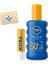 Nıvea Sun Koruma ve Nem Vücut Spreyi 200ML ve Yüksek Güneş Korumalı Dudak Bakım Kremi, SPF50, Çanta Hediye 1