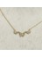 Butterfly Zirkon Kolye Gold 2