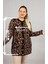 Leopar Desenli Triko Tunik | Rahat Kalıp Standart (48 Bedene Kadar) 2