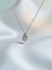 925 Ayar Gümüş Orijinal Swarovski Taşlı Damla Kolye 4