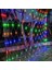 1x2 Metre Dekoratif File Ağ Perde 192 LED 8 Animasyonlu Farklı Işık Modu Rgb Fişli 1