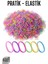 Pratik Saç Lastik Toka 400 ADET RENKLİ 2