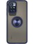 Xiaomi Redmi 10 2022 Kılıf Montreal Yüzüklü Silikon Kapak - Lacivert 1