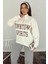 Kadın Fermuarlı Baskılı Sweatshirt – Downtown Energy 1