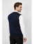 Erkek V Yaka Süveter Çelik Örgü Regular Kalıp BGL-ST04840 3