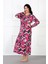 - Büyük Beden Anne Gecelik Fuşya 2