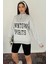 Kadın Fermuarlı Baskılı Sweatshirt – Downtown Energy 1