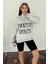Kadın Fermuarlı Baskılı Sweatshirt – Downtown Energy 2