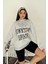 Kadın Fermuarlı Baskılı Sweatshirt – Downtown Energy 3