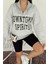 Kadın Fermuarlı Baskılı Sweatshirt – Downtown Energy 4