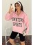 Kadın Fermuarlı Baskılı Sweatshirt – Downtown Energy 1