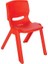 Pilsan Happy Plastik Sağlam Çocuk Anaokulu Öğrenci Sandalyesi Kırmızı 2