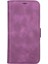 Apple iPhone 13 Pro Uyumlu Deri Cüzdanlı Kılıf Rustik Mor 2