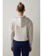 Bej Modal Kapüşonlu Sweatshirt 5