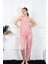 - Kadın Ip Askılı Somon Pijama Takım 3