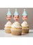 10 Adet Doğum Günü Pasta Süsü Cupcake Fotoğraflı Süs Fotoğraflı Kürdan Süsü 1