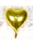 Kalp Uçan Balon Folyo Sarı 80 cm 32 Inç 1