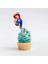 Mario Cupcake Pasta Süsü Kürdan 10 Adet Kişiye Özel Pasta Süsü 1