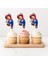 Mario Cupcake Pasta Süsü Kürdan 10 Adet Kişiye Özel Pasta Süsü 2
