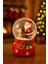 Yılbaşı Noelbaba Işıklı Renkli 3D Cam Kar Küresi Müzikli Kar Efektli Püskürtmeli Büyük Boy Hediyelik 1