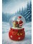 Yılbaşı Noelbaba Işıklı Renkli 3D Cam Kar Küresi Müzikli Kar Efektli Püskürtmeli Büyük Boy Hediyelik 4
